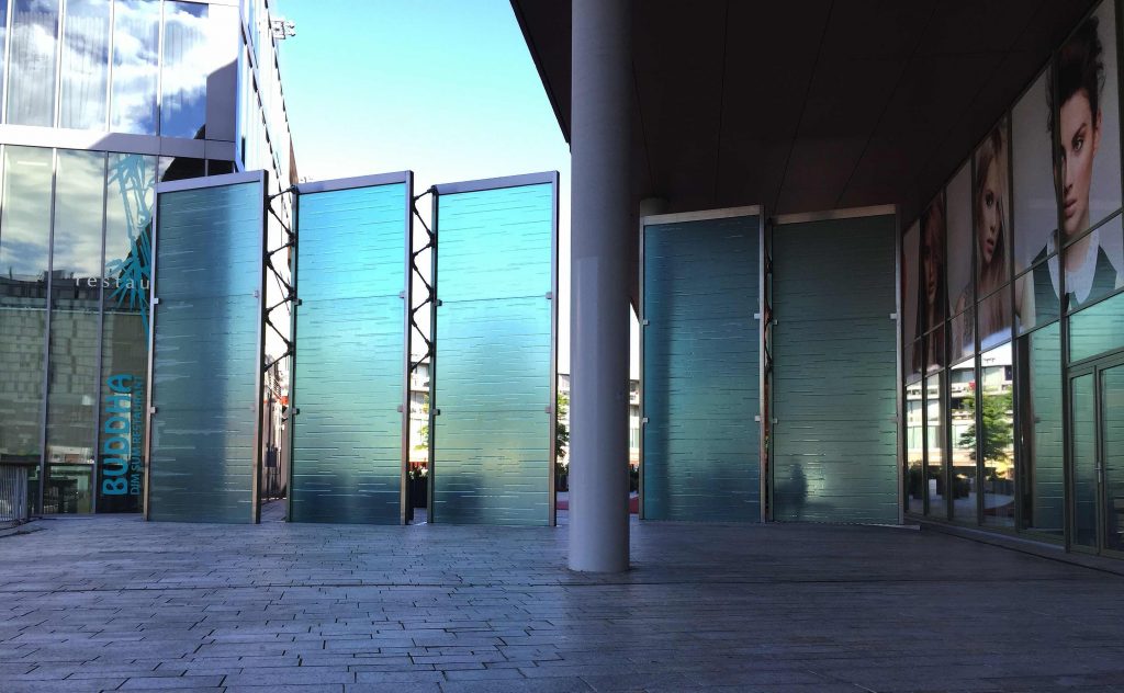 Citymall Almere windschermen