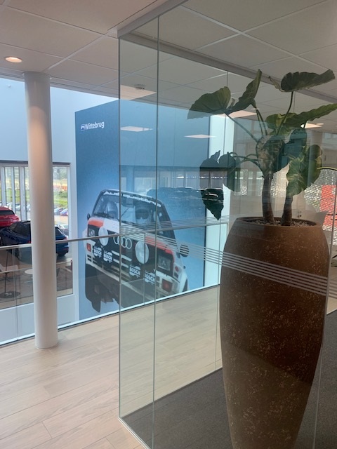 glazen wanden audi